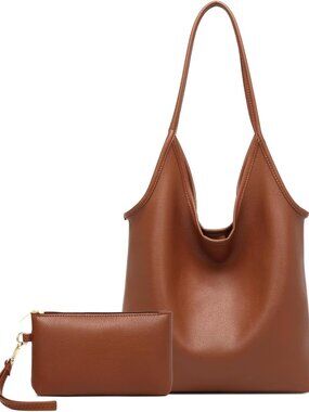 Hobo Bags Purse for Women Soft Slouchy Hobo Shoulder Bag Designer Ladies Large L